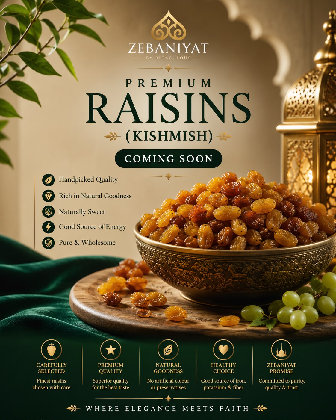 Premium Raisins (Kishmish)